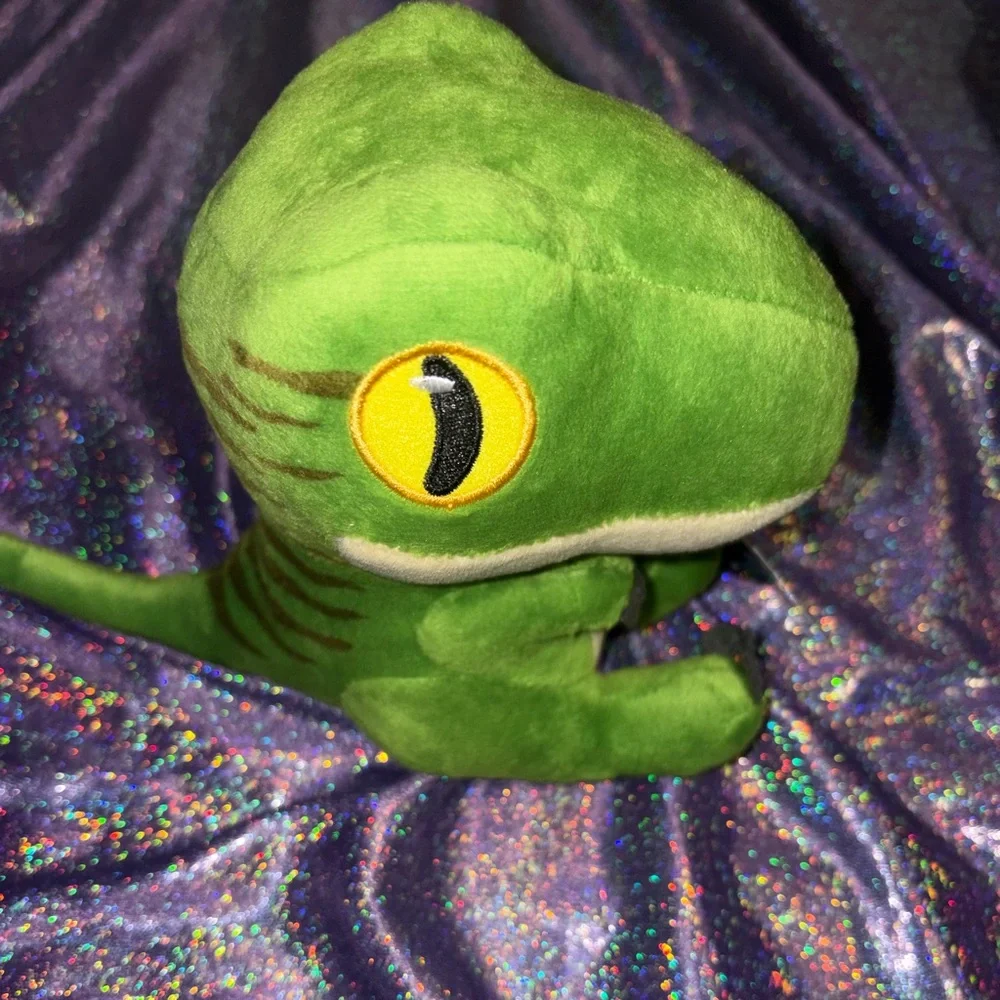 Jurassic Park Green Velociraptor Dinosaur Plush